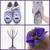 Starcut Crystal Flatback Rhinestones Tanzanite 30ss