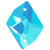 Starcut Crystal Sew On Cosmic Laguna Delite 17x13mm