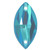 Starcut Crystal Sew On Navette Laguna Delite 18x9mm