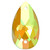 Starcut Crystal Sew On Pear Sunflower 22x13mm