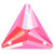 Starcut Crystal Sew On Triangle Candy Delite 16mm