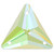 Starcut Crystal Sew On Triangle Mint Green Delite 16mm