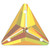 Starcut Crystal Sew On Triangle Sunflower 22mm