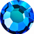 MAXIMA Crystals by Preciosa Flatback Rhinestones Bermuda Blue 16ss