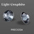 MAXIMA Crystals by Preciosa Flatback Rhinestones Light Graphite 16ss