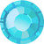 PriceLess Crystal Flatback Rhinestones Aquamarine 12ss
