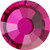 PriceLess Crystal Flatback Rhinestones Fuchsia 16ss