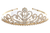 Crystal Avenue Tiara - 2" 60202 Crystal/Gold