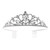 Crystal Avenue Tiara - 1.4" 60656 Crystal/Silver