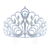 Crystal Avenue Tiara - 3.95" 60738 Crystal+AB/Silver