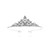 Crystal Avenue Tiara - 1.25" 60668 Crystal/Silver