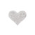 PriceLess Crystal Self Adhesive + Hotfix Heart Crystal Small - 12 Pack