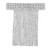 Crystal Avenue Hair Accessory 72056 - Tassle Barrette 2.4 inch Crystal/Silver