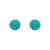 Crystal Avenue Earrings 23140 - 10mm Clay Ball Stud Blue Zircon Pierced