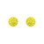 Crystal Avenue Earrings 23140 - 10mm Clay Ball Stud Citrine Pierced