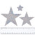 Medium Star 8ss Crystal AB 6.7 x 7.2 cm - Costume Trims, Applique, & Banding 