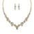 Crystal Avenue Necklace Earring Set 15482 - G Rs Drop Stone Set Cr