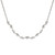 Crystal Avenue Necklace 17651 - S Rs Wave Pattern Necklace