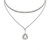 Crystal Avenue Necklace 17798 - S Rs Teardrop Choker 2