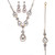 Crystal Avenue Full Set 18618 - G Rs Teardrop Flower 3pcs Set