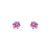 Crystal Avenue Earrings 40010 - 6mm Cube Crystal Stud Lro