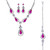 Crystal Avenue Full Set 18618 - S Rs Teardrop Flower 3pcs Set Fu