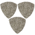 Applique | Austrian Crystal Fabric Large Trilliant #003 Metallic Light Gold - 3 pieces