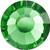 MAXIMA Crystals by Preciosa hotfix rhinestone in Shamrock — vivid bright green, 12ss (3.0mm–3.2mm), bulk wholesale at RhinestonesU.com