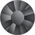 Preciosa Viva12 Hotfix Rhinestones in Jet Hematite — metallic black-gray, 12ss (3.0mm–3.2mm), bulk wholesale at RhinestonesU.com