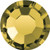 LUX Austrian Crystal Flatback Rhinestones Gold Beryl 30ss