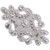 PriceLess Crystal Trim Applique #604 Crystal/Silver