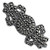 PriceLess Crystal Trim Applique #602 Jet Hematite