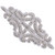PriceLess Crystal Trim Applique #603 Crystal/Silver