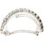 Rhinestone Ponytail Barrette - Crystal