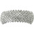 Rhinestone Ponytail Barrette - Crystal