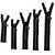 Austrian Crystal Zipper Magic - Crystal/Black - SEPARATING
