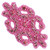 PriceLess Crystal Trim Applique #604 Rose