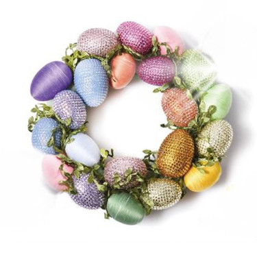 Preciosa DIY Easter Egg Wreath