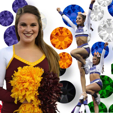 Ways To Use Rhinestones on Cheerleading Costumes
