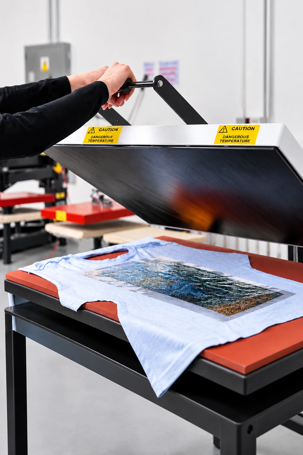 Commercial hotfix heat press equipment
