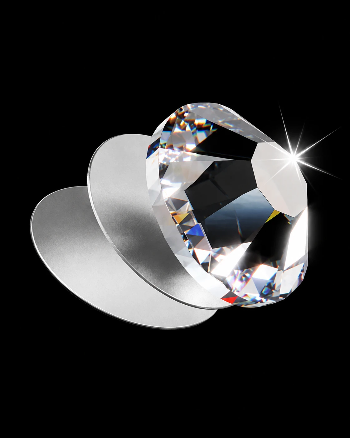 Rhinestone backside engineering and application performance