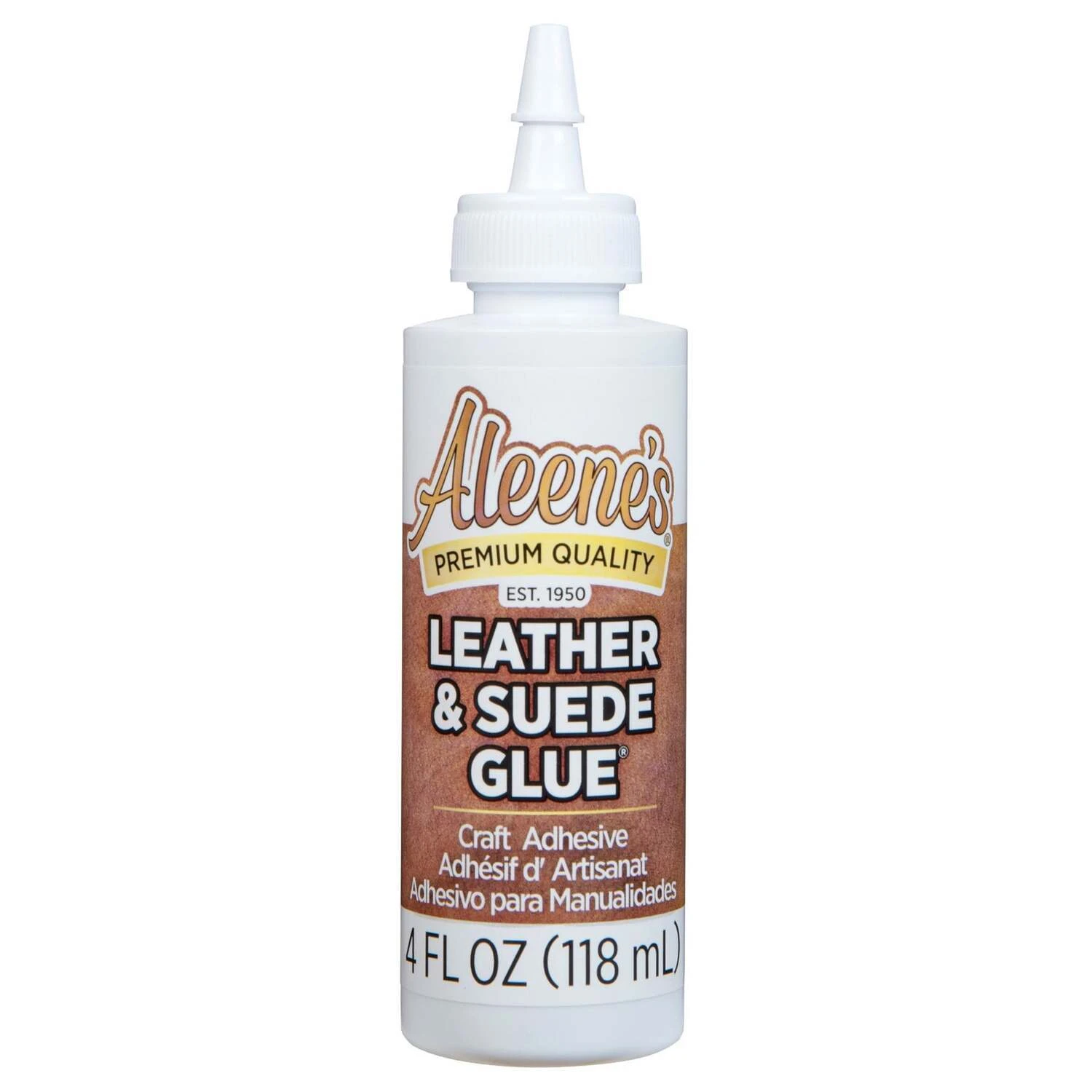 Aleene's Leather & Suede Glue bottle