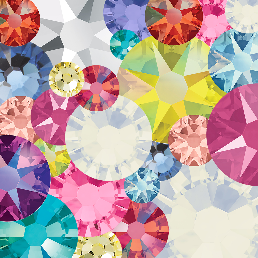 Swarovski Crystal 2058/2088 Flatback Rhinestones *All Colors/Sizes: Glitz  and Glamour