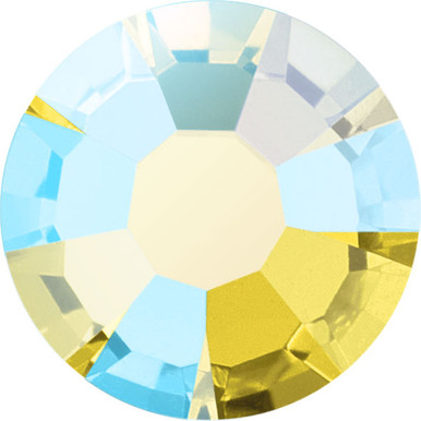 Flatback Rhinestones – Citrine Crystal AB 30ss – LUX European Crystal™