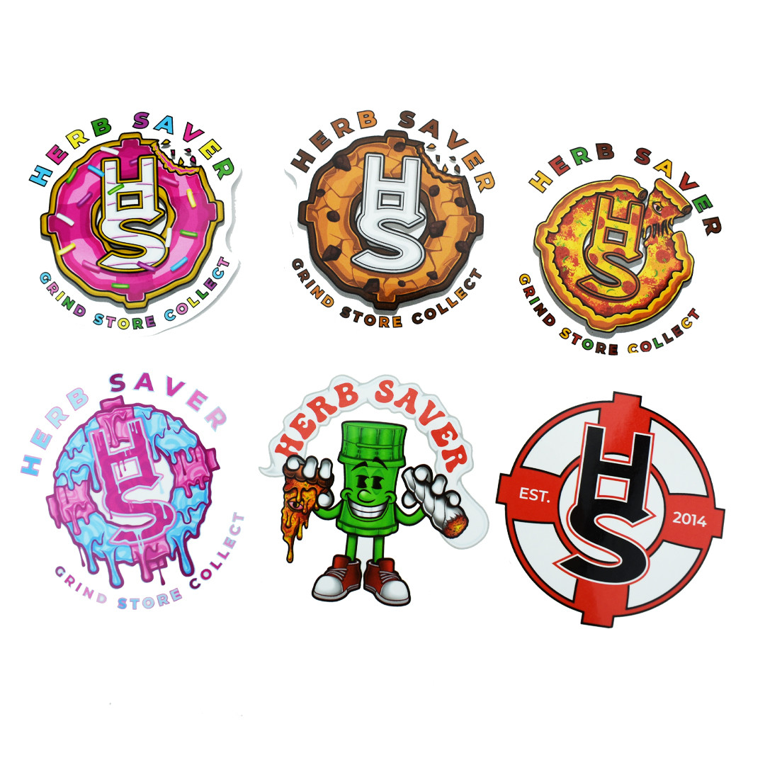 6 stickers 