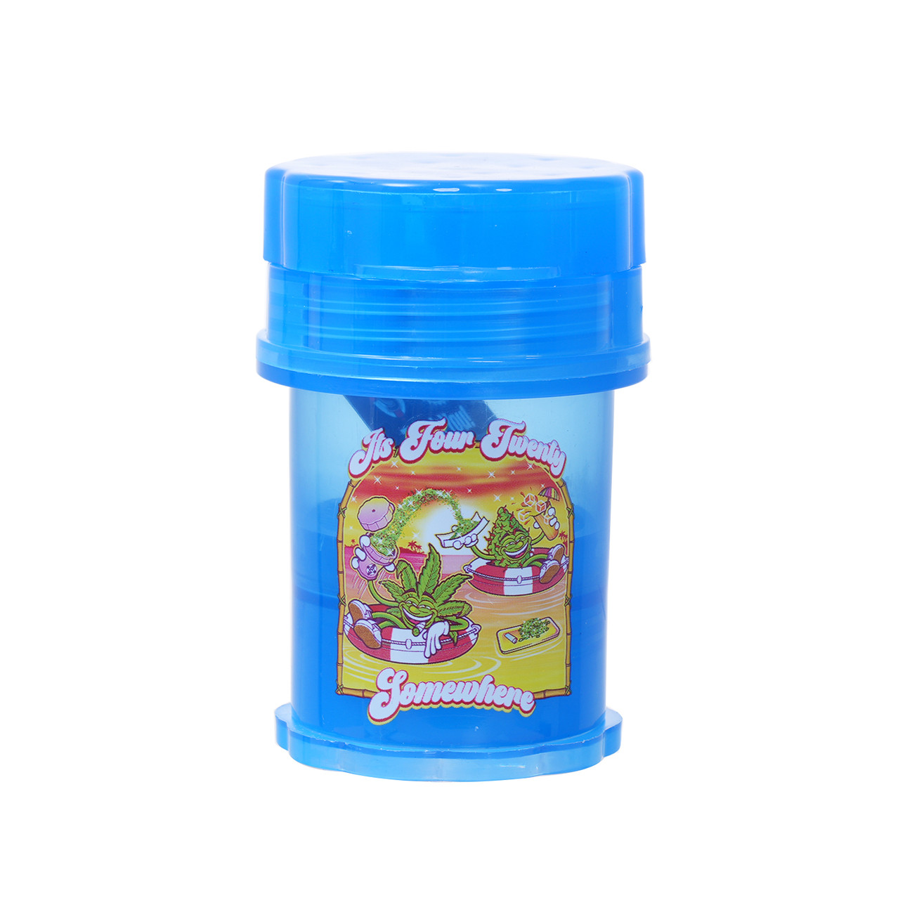 Limited Edition Beach Vibes Herb Saver Grinder – Large Tropical Grinder