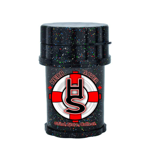 "Black Glitter Mini weed Grinder - Portable and stylish herb accessory