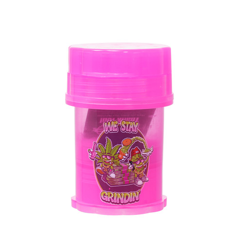 Limited Edition We Stay Grindin’ Herb Saver Grinder – Hot Pink Large Grinder