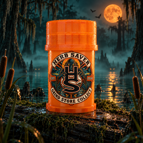 The Swamp Saver – Halloween Limited Edition Large 4-Piece HerbSaver Grinder