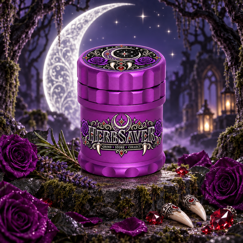Midnight Bloom — Halloween Limited Edition Aluminum HerbSaver Grinder